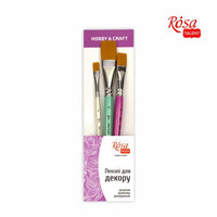 rosa talent hobby amp craft set de pensule plate ro rskhcset01