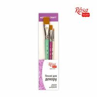 rosa talent set de pensule pentru hobby si artizanat ro rskhcset02