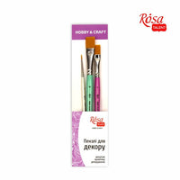 rosa talent set de pensule pentru hobby si artizanat ro rskhcset03