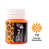 rosa talent vopsea acrilica fluorescenta pentru textile 20 ml ro rsk201