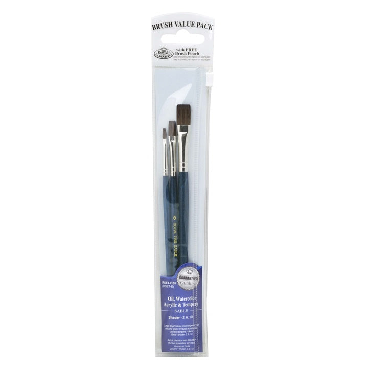 royal amp langnickel natural shader brush set ro rlgrset 9105