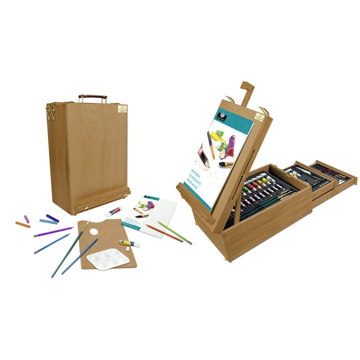 royal amp langnickel set de 104 piese de arta media mixta ro rlgrea6000