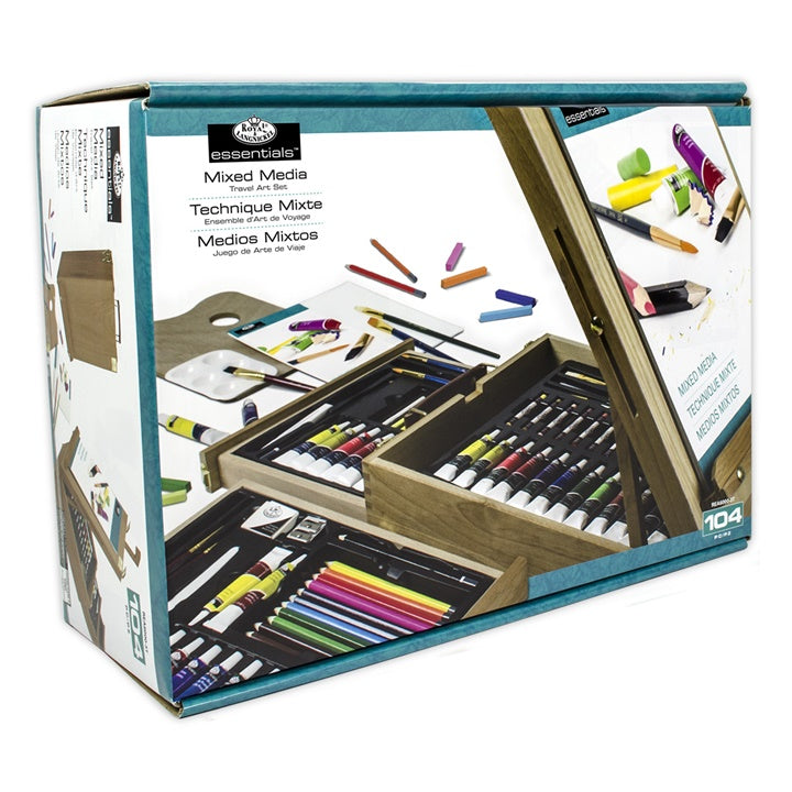 royal amp langnickel set de 104 piese de arta media mixta ro rlgrea6000