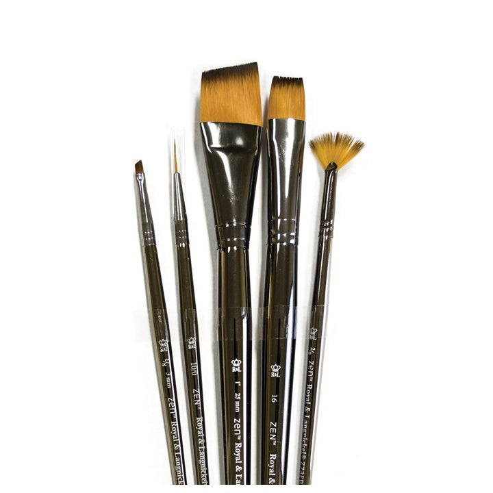 royal and langnickel zen 73 set de pensule pentru pictura ro rlgrzen set738