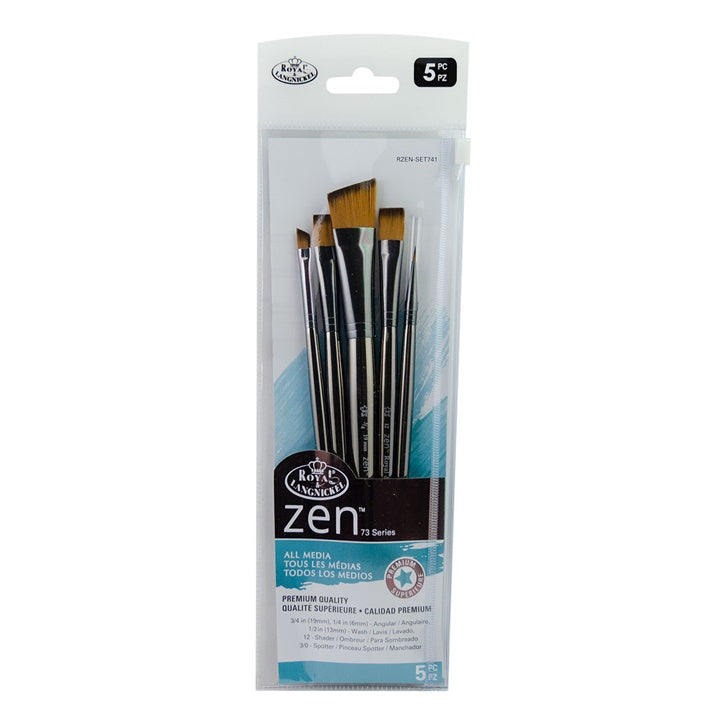royal and langnickel zen 73 set de perii versatile ro rlgrzen set741