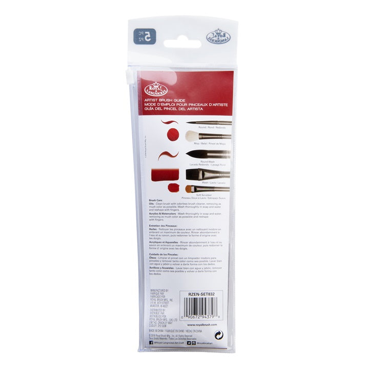 royal and langnickel zen series 83 set de pensule versatile ro rlgrzen set832
