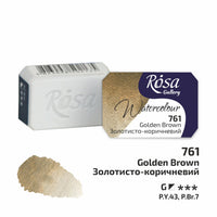 Vopsele de acuarelă Rosa Gallery pan 2.5 ml – Golden Brown panvička
