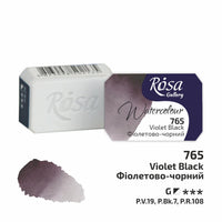 Vopsele de acuarelă Rosa Gallery pan 2.5 ml – Violet Black panvička