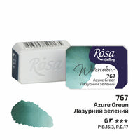 Vopsele de acuarelă Rosa Gallery pan 2.5 ml – Azure Green panvička