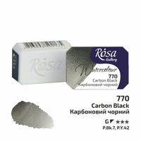 Vopsele de acuarelă Rosa Gallery pan 2.5 ml – Carbon Black panvička