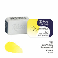 Vopsele de acuarelă Rosa Gallery pan 2.5 ml – Azo Yellow panvička