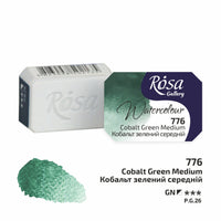Vopsele de acuarelă Rosa Gallery pan 2.5 ml – Cobalt Green Medium panvička