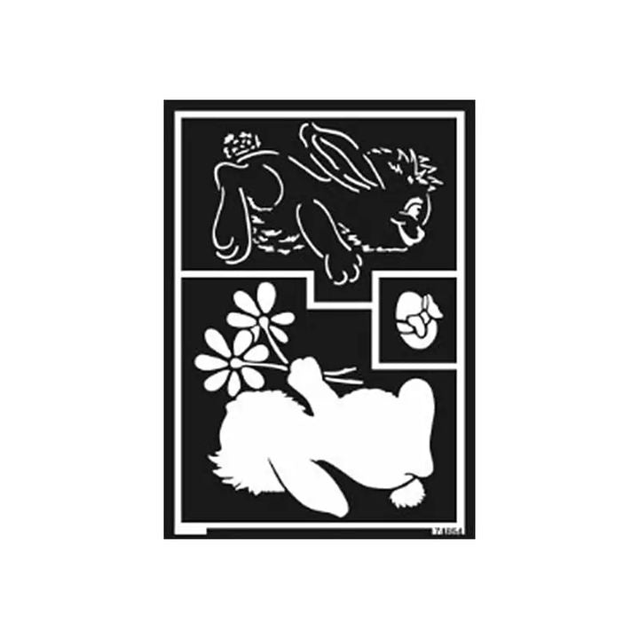 sablon autoadeziv bunny a5 ro mxh74854