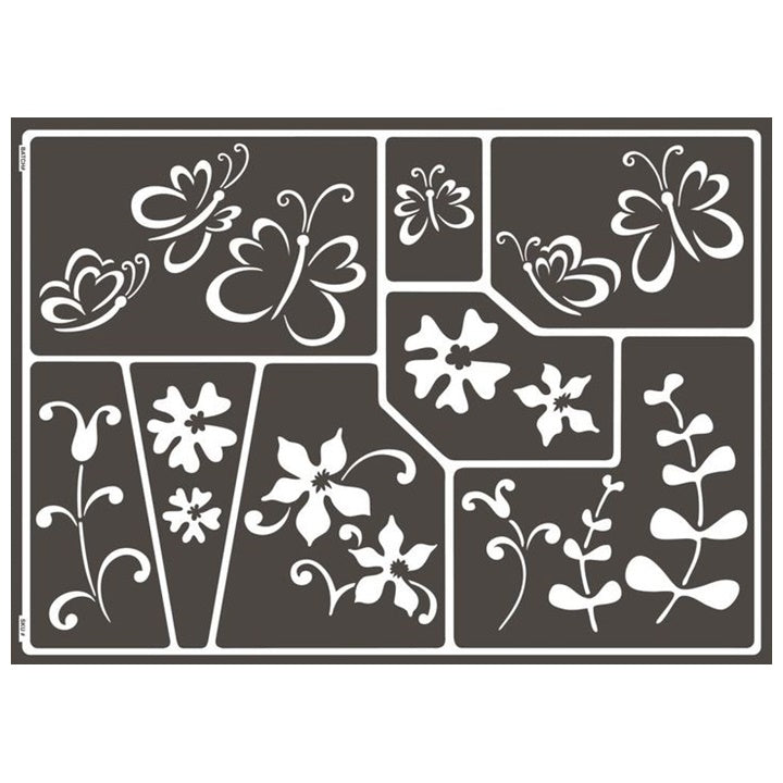 sablon autoadeziv butterfly meadow a3 ro mxh74805