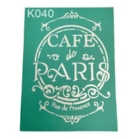 sablon autoadeziv cafe de paris 20 x 15 cm ro mxh11803