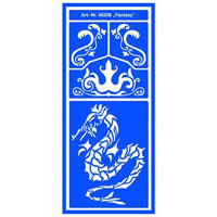 sablon autoadeziv fantasy 12 5 x 28 5 cm ro mxh48208