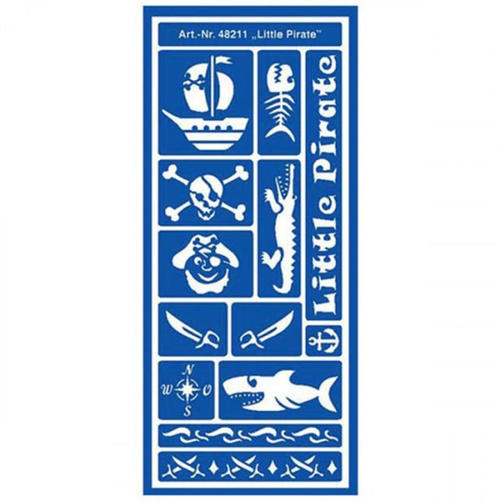 sablon autocolant little pirate 12 5 x 28 5 cm ro mxh482119