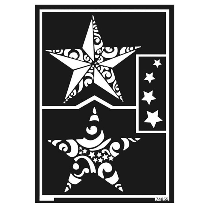 sablon autocolant poinsettia a5 ro mxh74855
