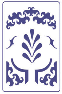 sablon pentart a5 ornamente s1 ro pnt24080