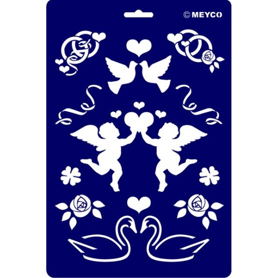 sablon pentru diverse tehnici 20x30cm ro myc660