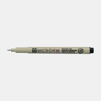 Fineliner Sakura Pigma Micron 05 0,45 mm – set de 6 culori – Negru