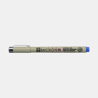 Fineliner Sakura Pigma Micron 05 0,45 mm – set de 6 culori – Albastru