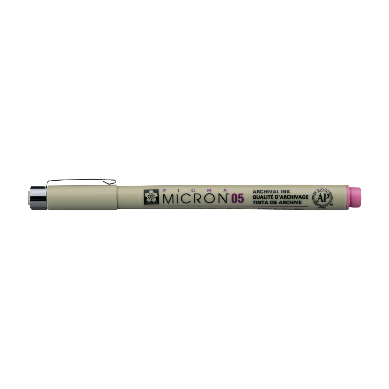 Fineliner Sakura Pigma Micron 05 0,45 mm – set de 6 culori – Roz