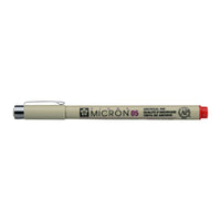 Fineliner Sakura Pigma Micron 05 0,45 mm – set de 6 culori – Roșu