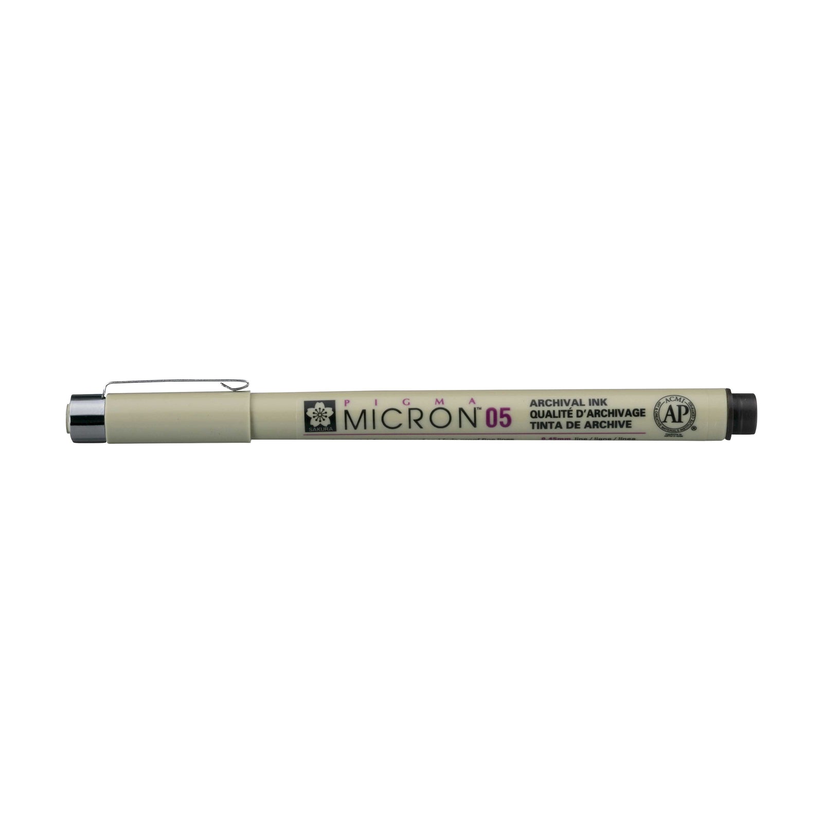 Fineliner Sakura Pigma Micron 05 0,45 mm – set de 6 culori – Sepia