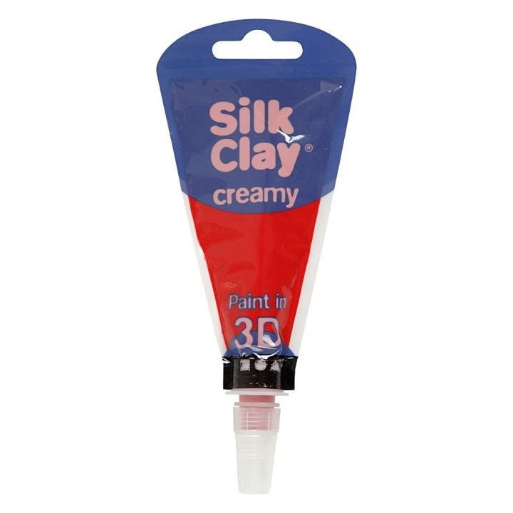 Pastă auto-întăritoare Silk Clay 3D – red