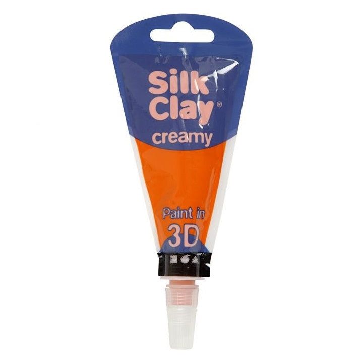 Pastă auto-întăritoare Silk Clay 3D – orange