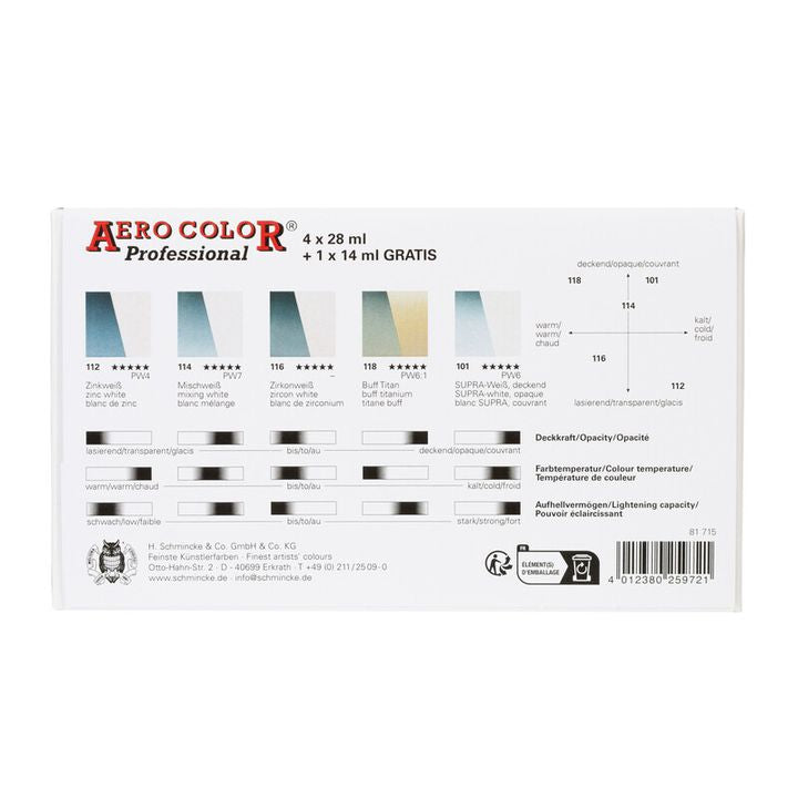 schmincke aero color set alb ro sch81715097