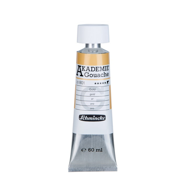 Culori guașă Schmincke Akademie în tub 60 ml – 801 auriu