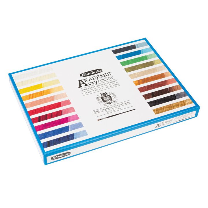 schmincke akademie set de vopsele acrilice in tuburi ro sch76777097