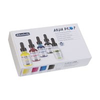 Schmincke AQUA DROP set în cutie de carton, 5 x 30 ml (culori primare) + alb de acoperire
