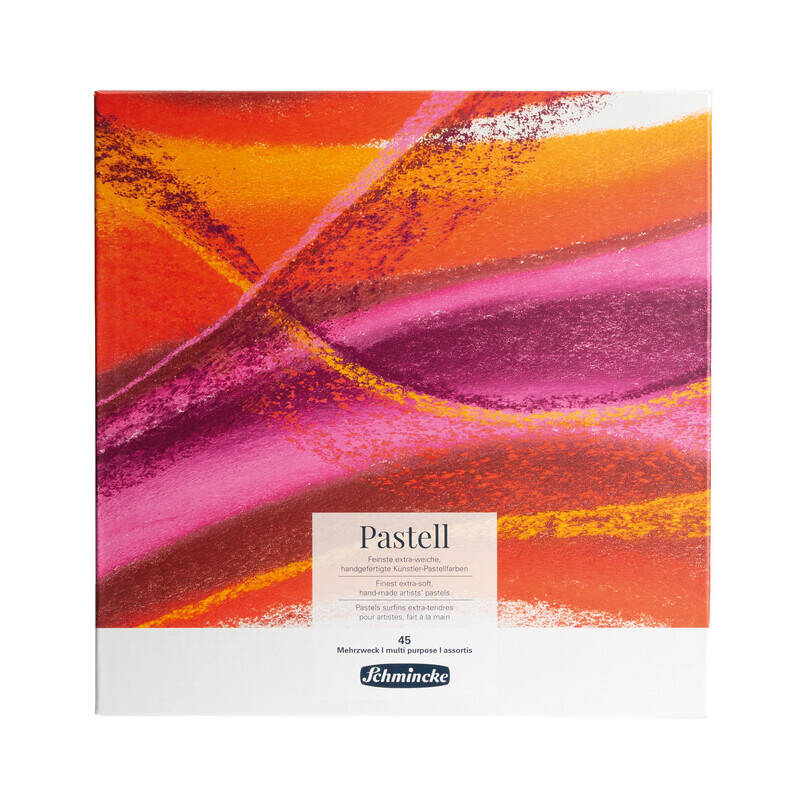 Schmincke set de pasteluri în cutie de carton, 45 buc, culori asortate