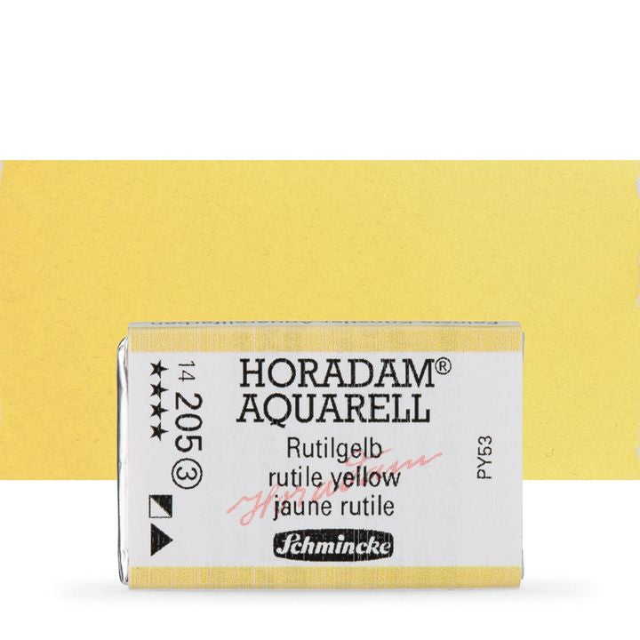 Vopsele acuarelă Schmincke Horadam în tigăiță – 205 Rutile Yellow