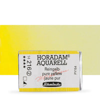 Vopsele acuarelă Schmincke Horadam în tigăiță – 216 Pure Yellow