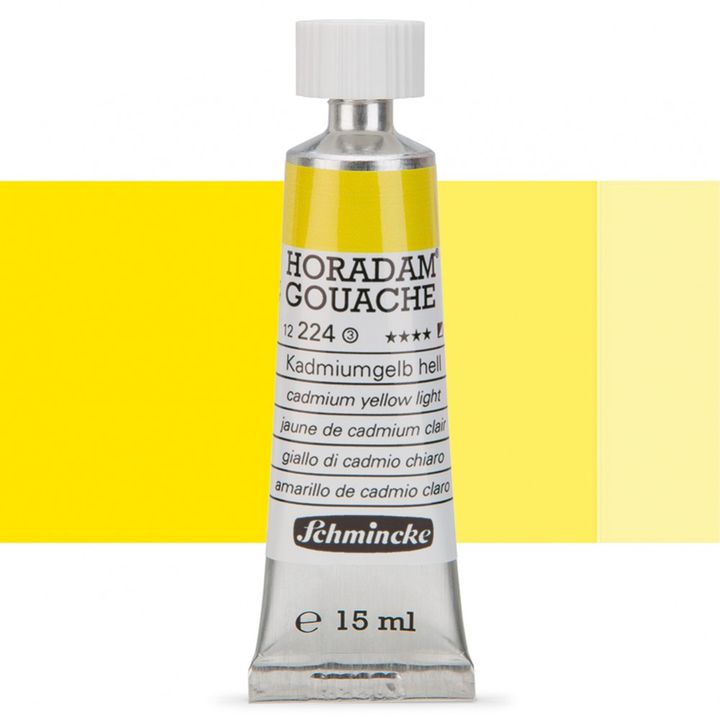 Schmincke Horadam Gouache 15ml – 224 Cadmium Yellow Light