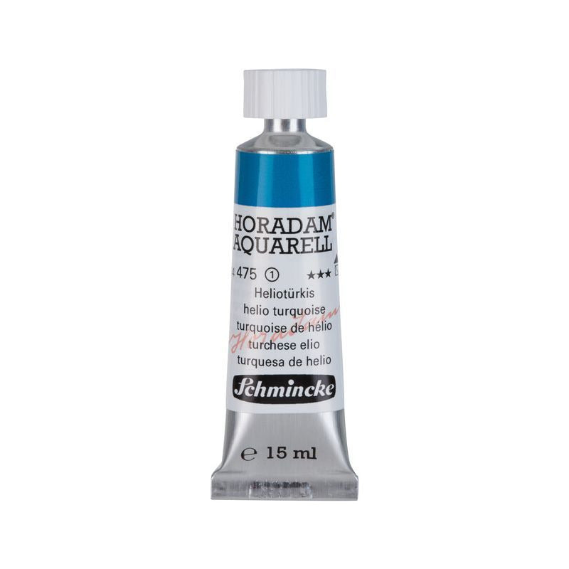 Schmincke Horadam vopsea acuarelă în tub 15 ml - Onetz – 475 Turcoaz helio
