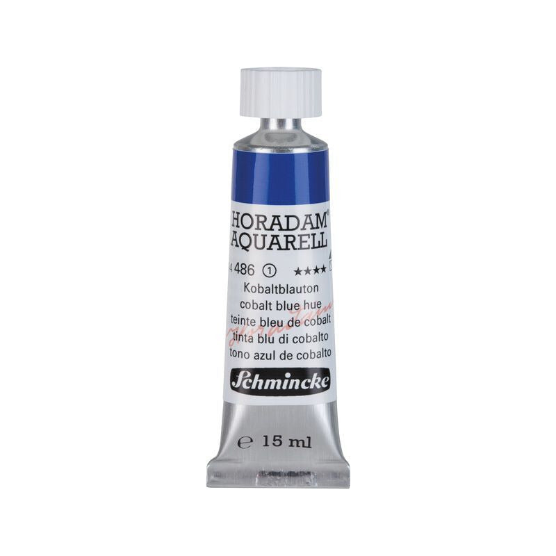 Schmincke Horadam vopsea acuarelă în tub 15 ml - Onetz – 486 Nuanță albastru de cobalt