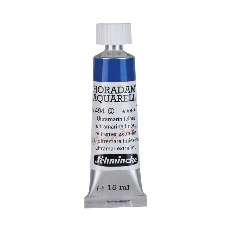 Schmincke Horadam vopsea acuarelă în tub 15 ml - Onetz – 494 Ultramarin cel mai fin