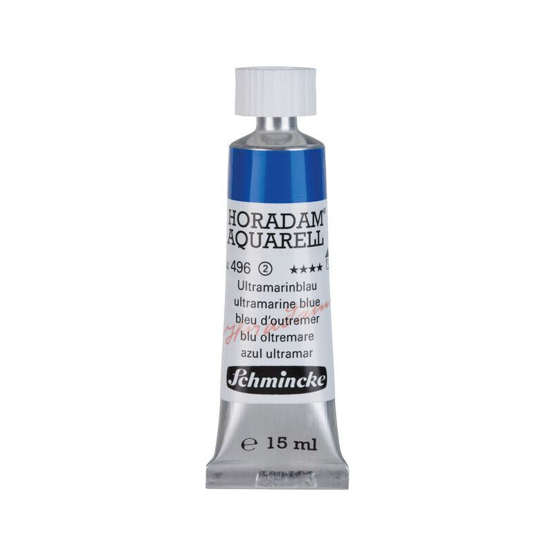Schmincke Horadam vopsea acuarelă în tub 15 ml - Onetz – 496 Albastru ultramarin