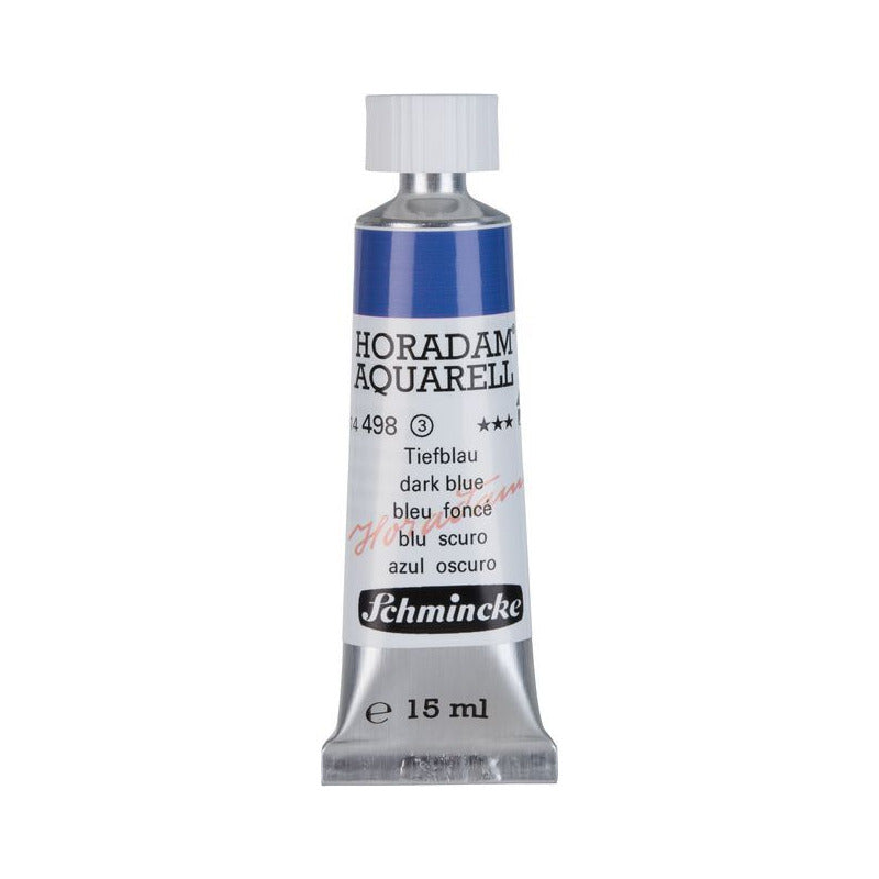 Schmincke Horadam vopsea acuarelă în tub 15 ml - Onetz – 498 Albastru închis