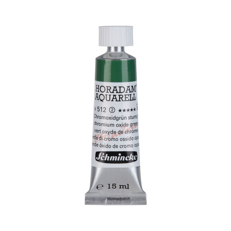 Schmincke Horadam vopsea acuarelă în tub 15 ml - Onetz – 512 Verde oxid de crom