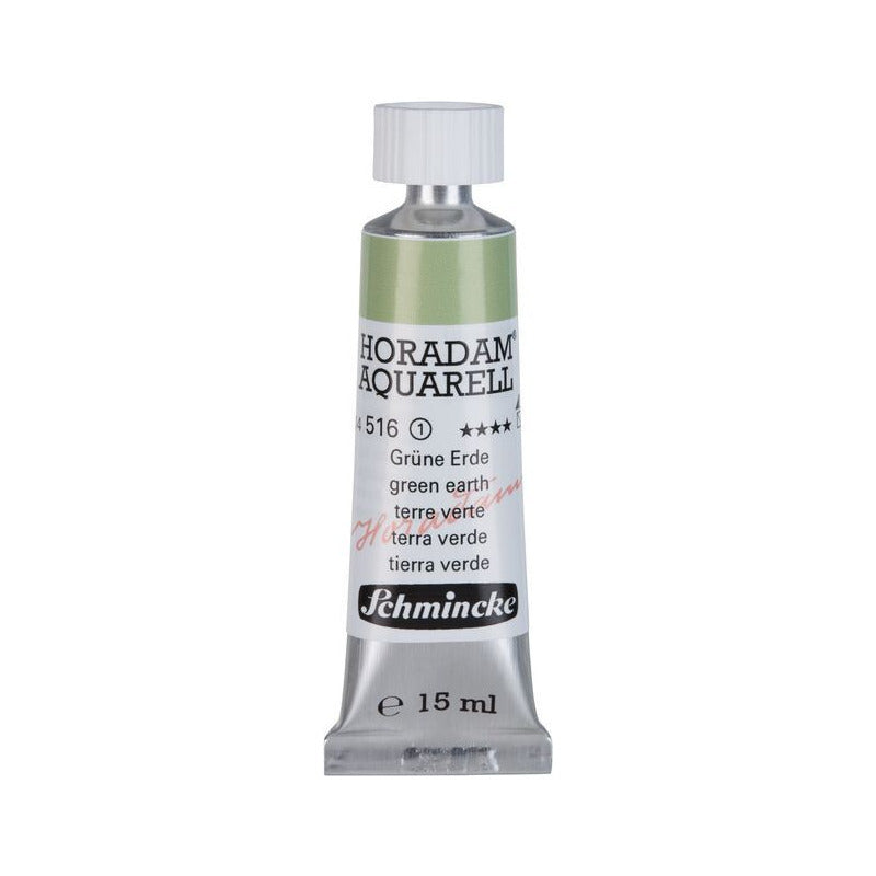 Schmincke Horadam vopsea acuarelă în tub 15 ml - Onetz – 516 Pământ verde