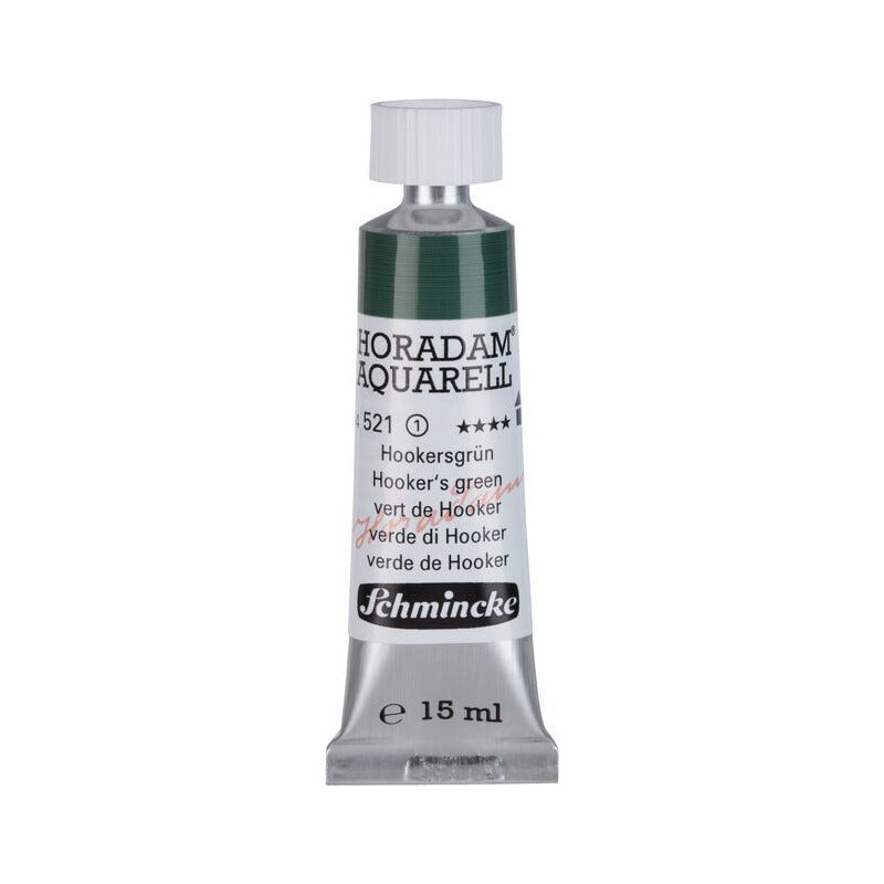 Schmincke Horadam vopsea acuarelă în tub 15 ml - Onetz – 521 Verde Hooker