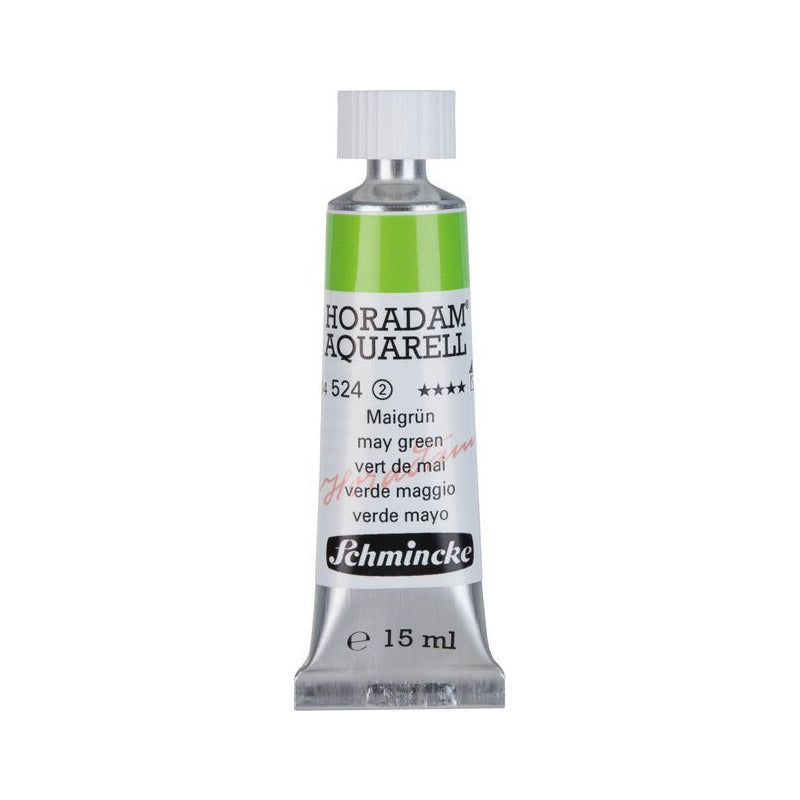 Schmincke Horadam vopsea acuarelă în tub 15 ml - Onetz – 524 Verde de mai