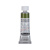 Schmincke Horadam vopsea acuarelă în tub 15 ml - Onetz – 525 Verde măsliniu gălbui
