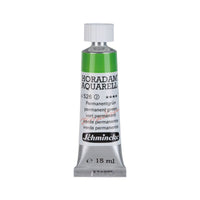 Schmincke Horadam vopsea acuarelă în tub 15 ml - Onetz – 526 Verde permanent